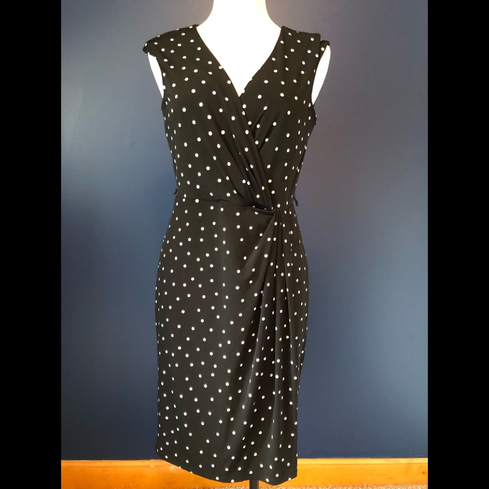 Black and white polka dot dress. NWOT.